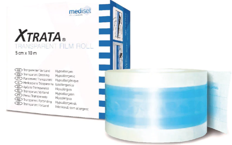 XTRATA Folienverband 5cmx10m, transparent, mit Lipo-Gel (1 Stk)