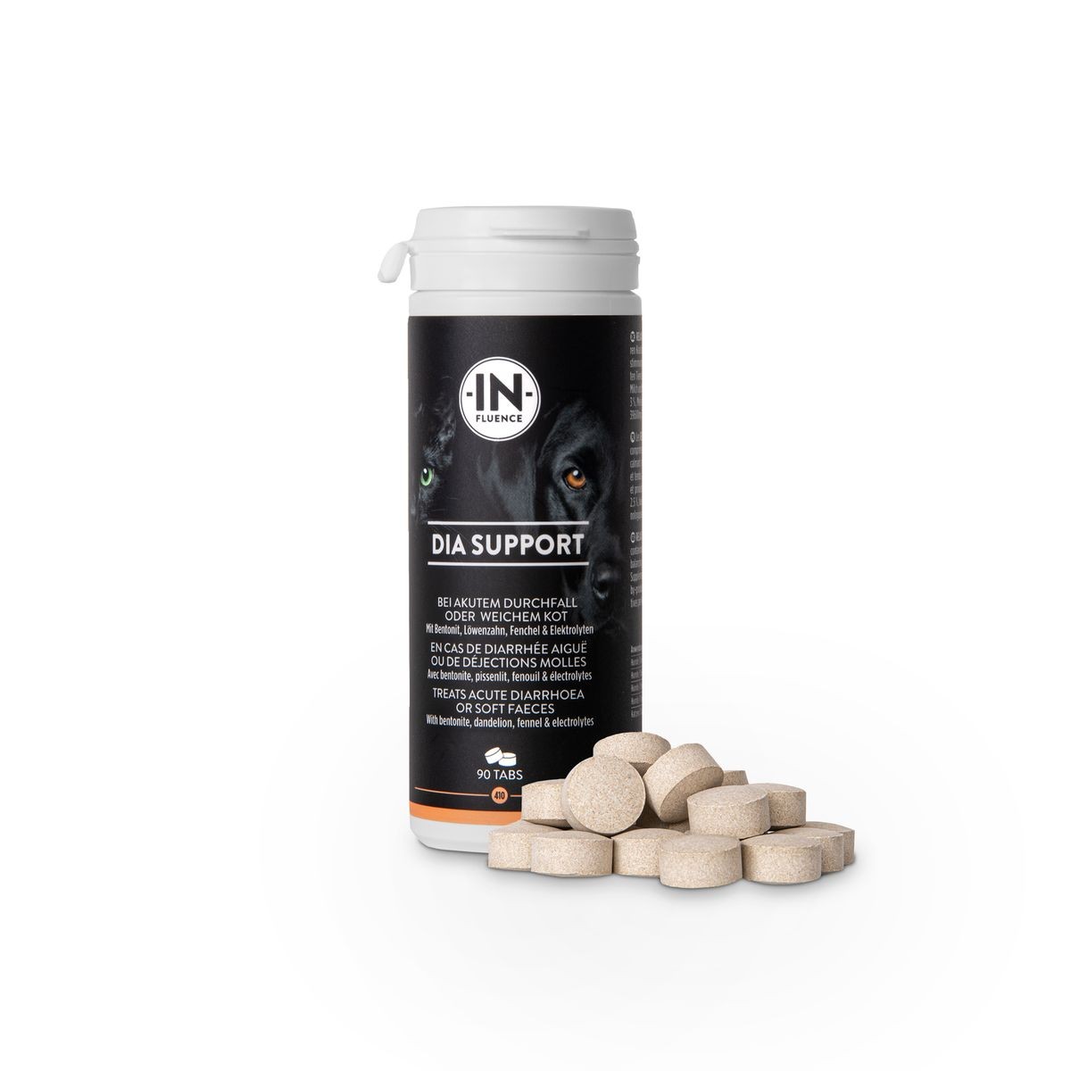 IN-FLUENCE Dia Support Kautabletten für Hunde und Katzen (90 Stk)