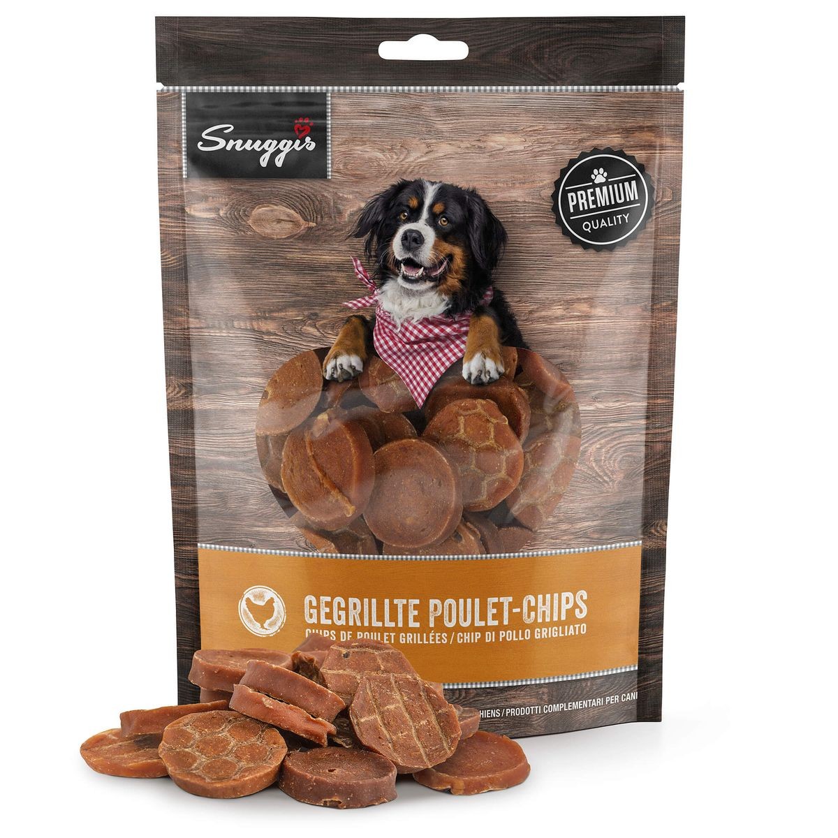 Snuggis Gegrillte Poulet-Chips für Hunde (300g)