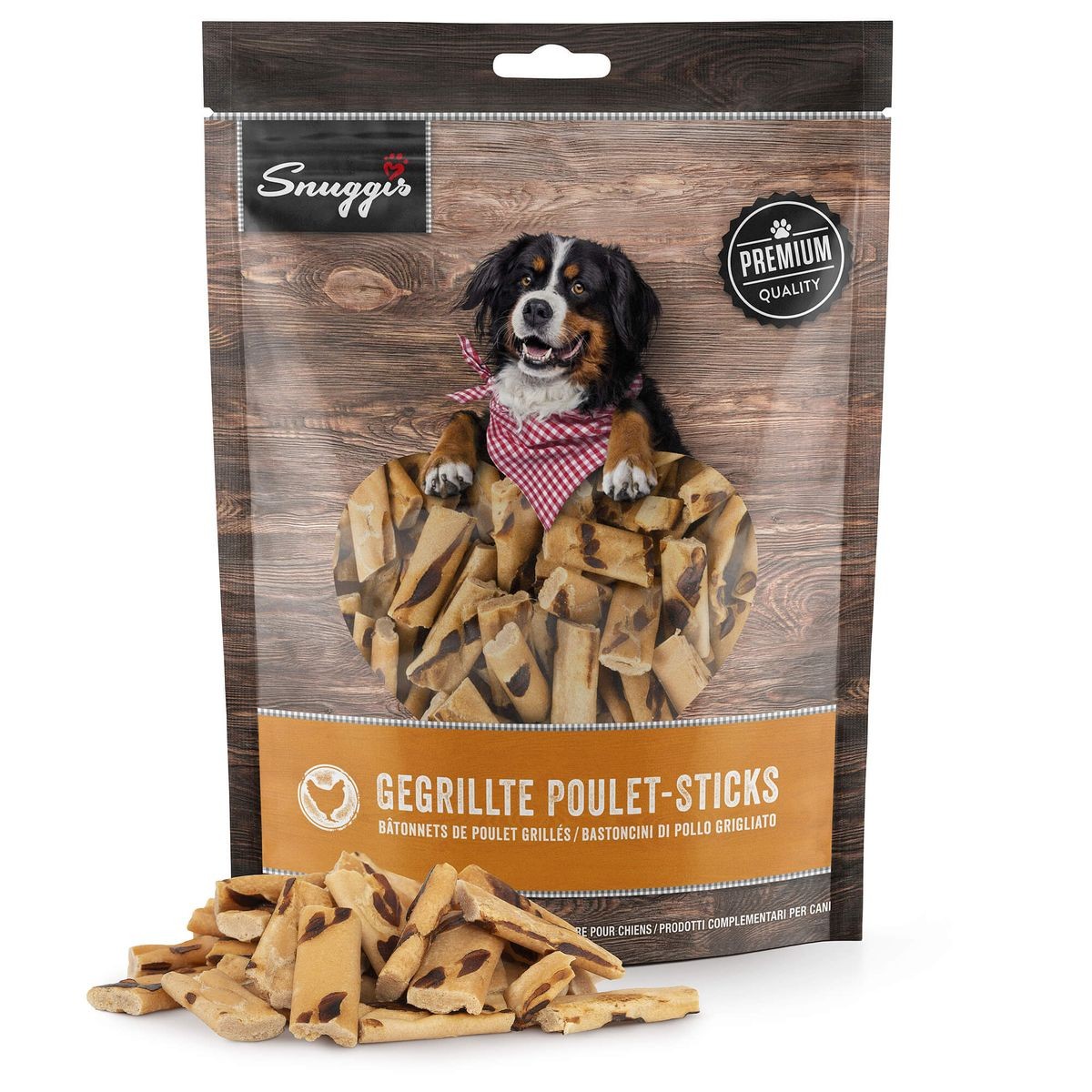 Snuggis Gegrillte Poulet-Sticks für Hunde (300g)