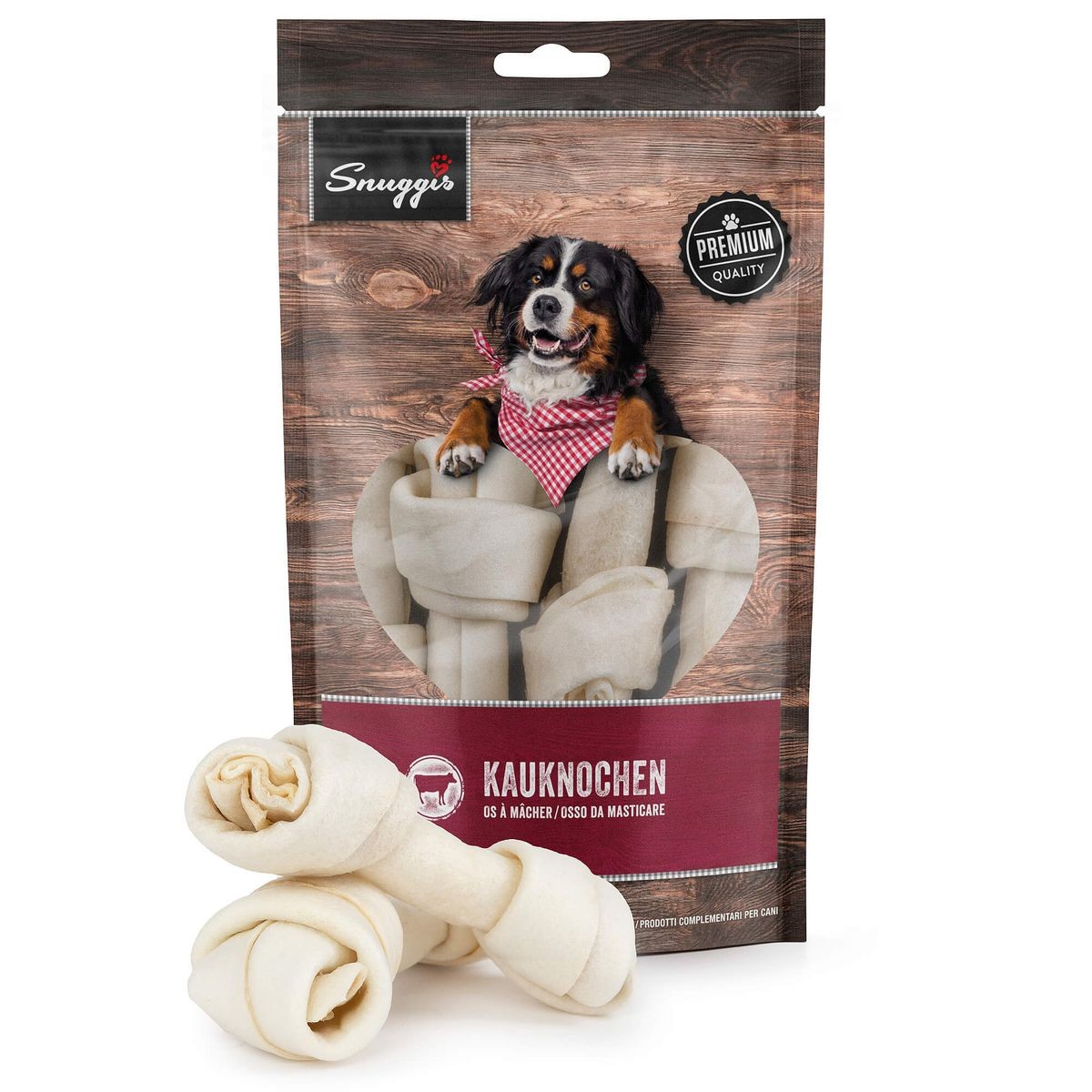 Snuggis Kauknochen für Hunde, 13cm (183g)