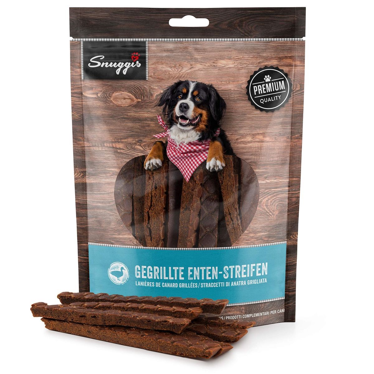 Snuggis Gegrillte Enten-Streifen für Hunde (300g)