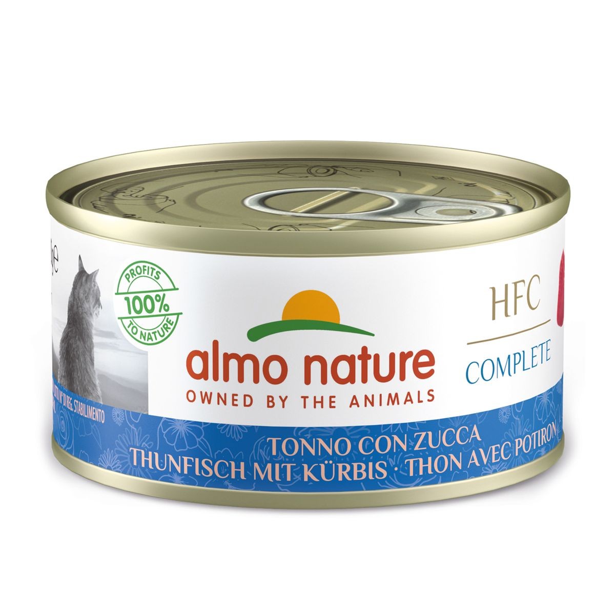 Almo Nature mit Thunfisch und Kürbis, Nassfutter für Katzen (70g)