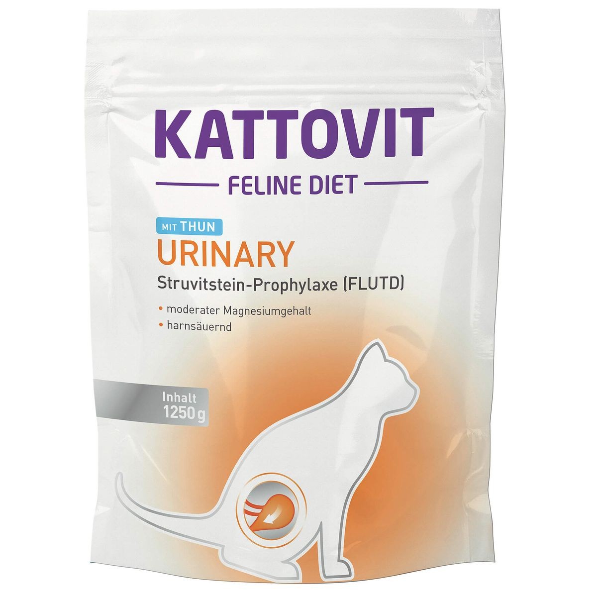 Kattovit Feline Diet Urinary Huhn, Trockenfutter für Katzen (1.25kg)