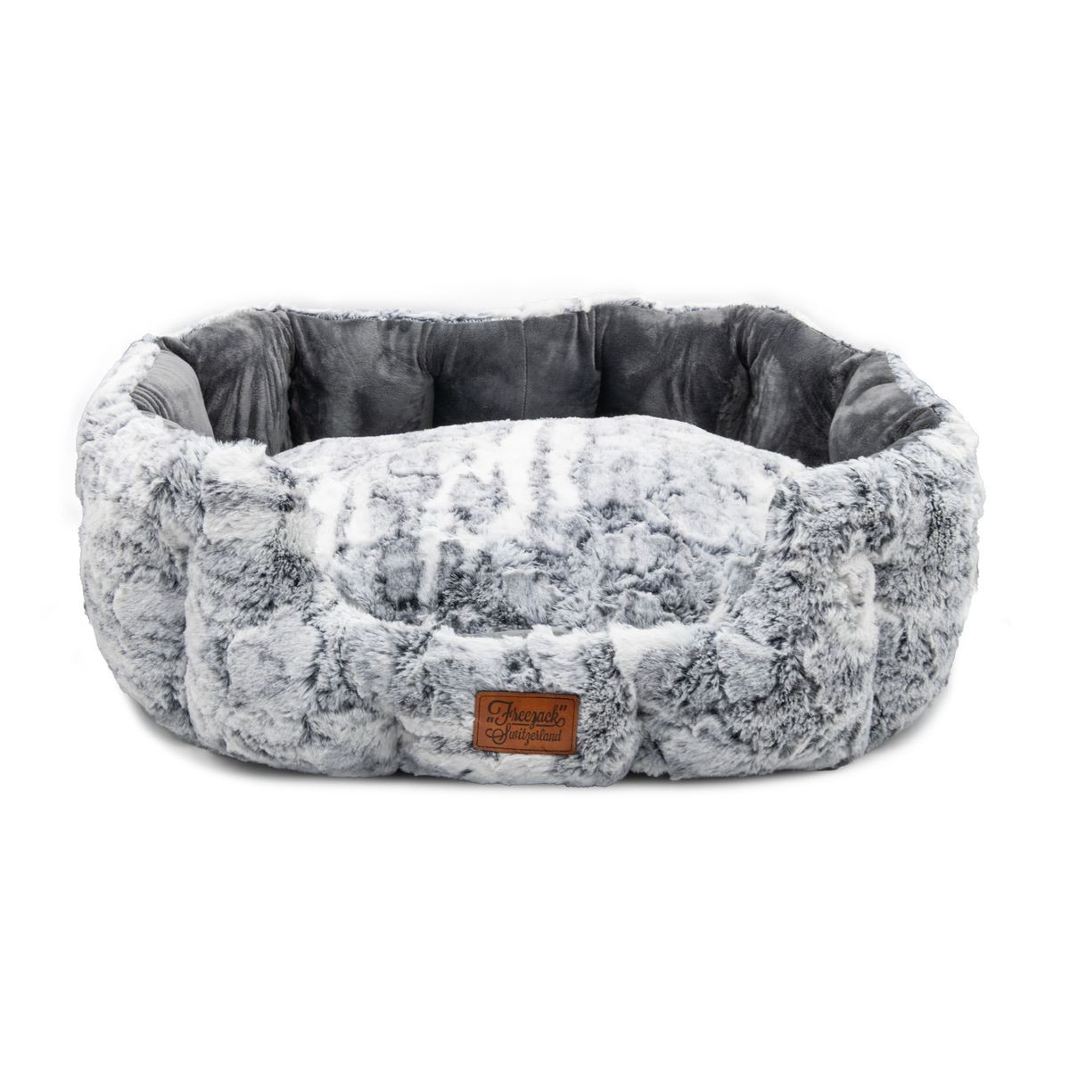 Freezack Oval Cloudy Bett für Hunde hell, 64x49cm (1 Stk)