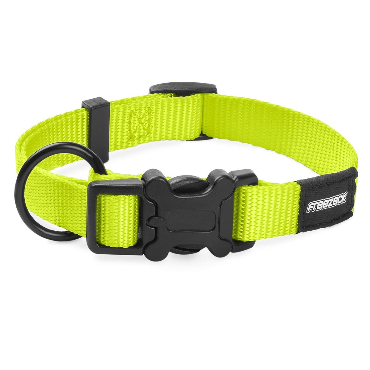 Freezack Hundehalsband Basic Uni grün, Halsumfang 20-31cm (1 Stk)