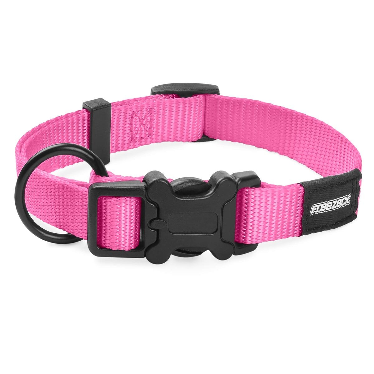 Freezack Hundehalsband Basic Uni pink, Halsumfang 20-31cm (1 Stk)