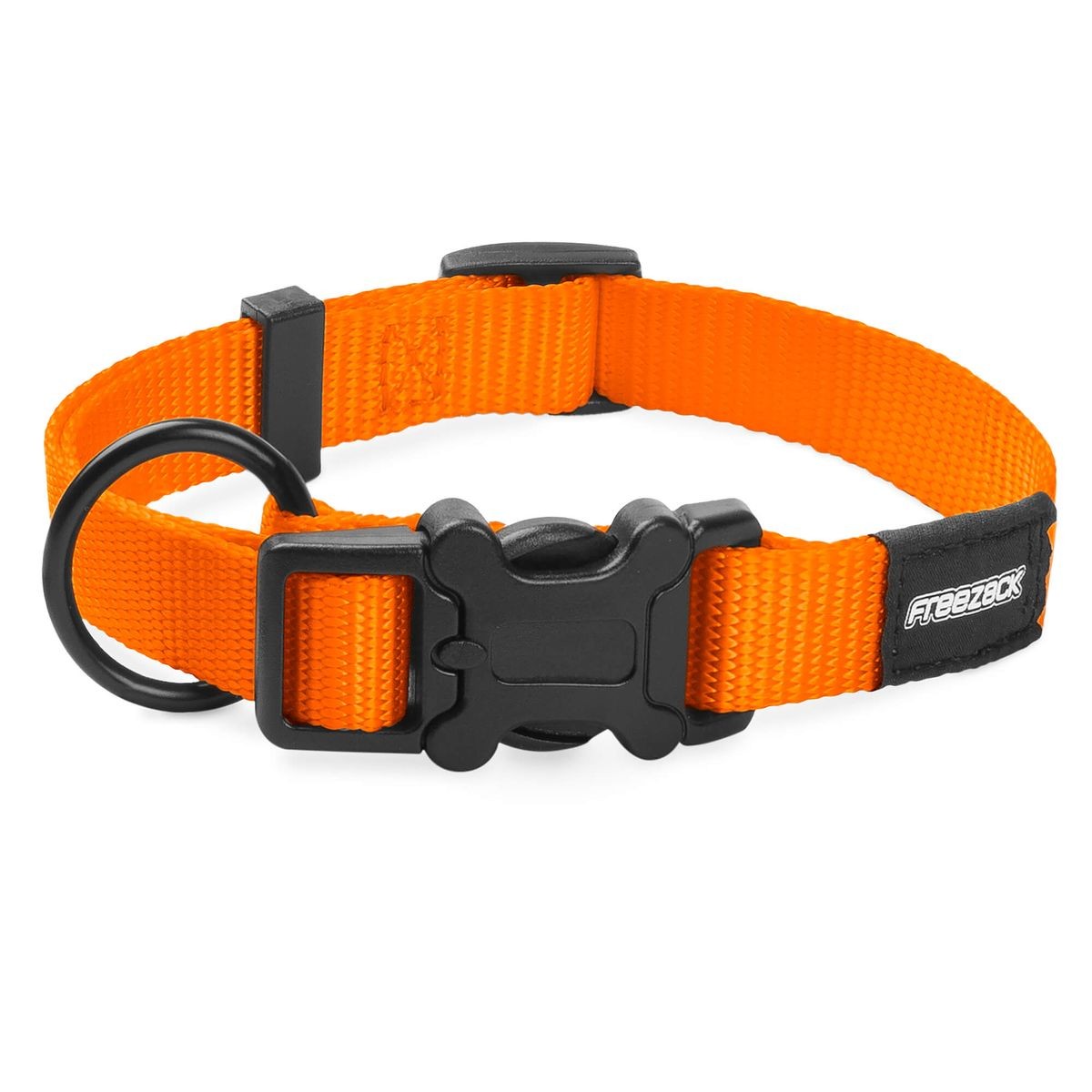 Freezack Hundehalsband Basic Uni orange, Halsumfang 20-31cm (1 Stk)