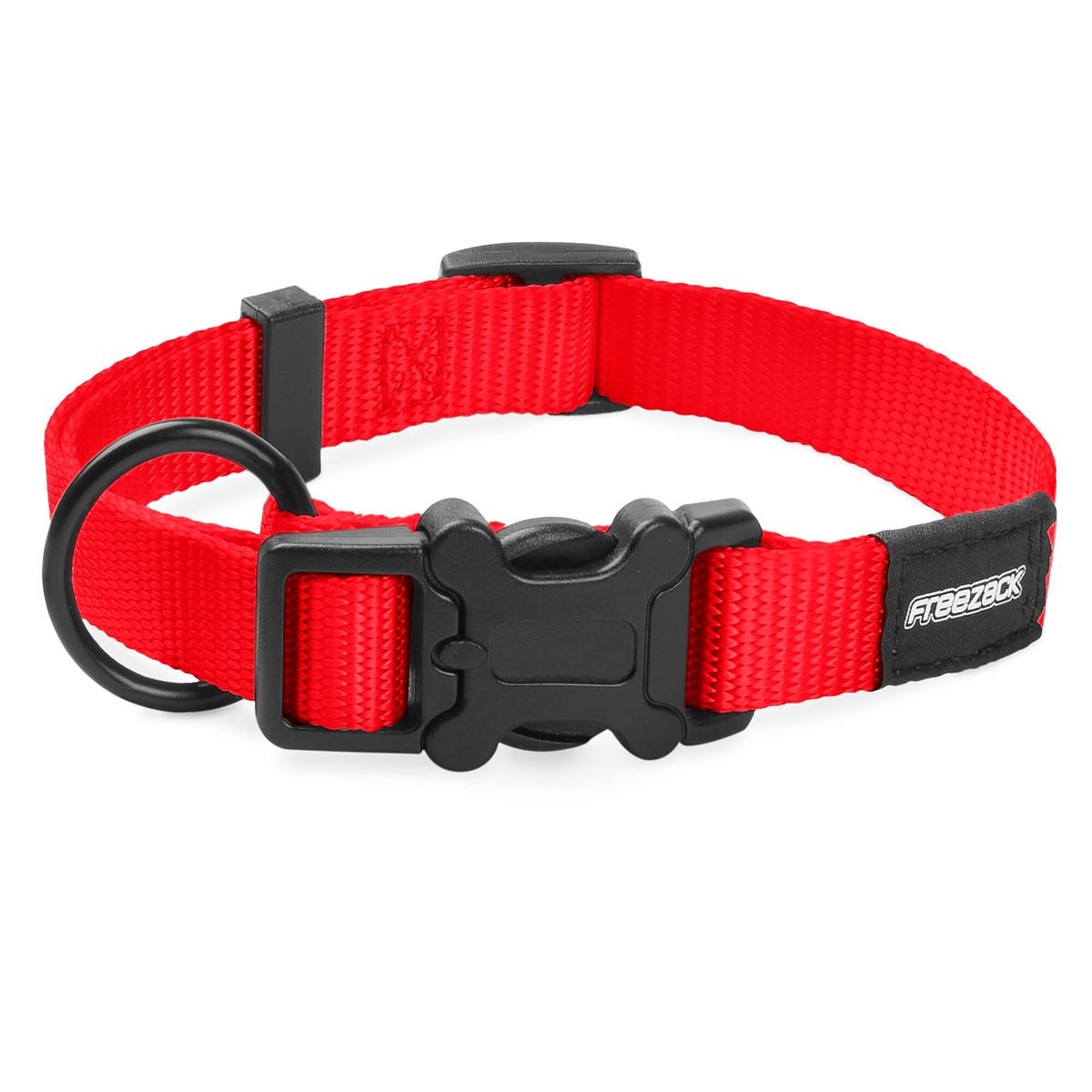Freezack Hundehalsband Basic Uni rot, Halsumfang 20-31cm (1 Stk)