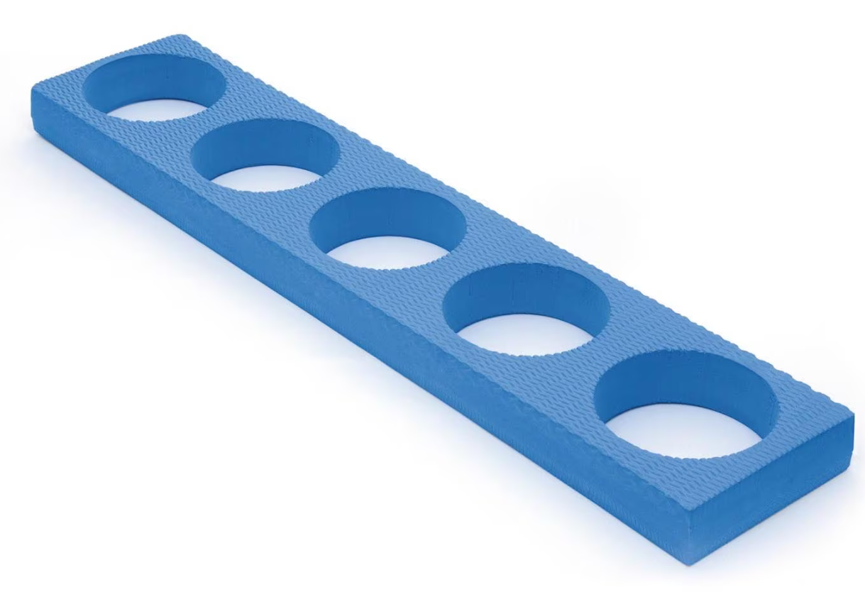 Sissel Pilates Roller Center, Blau (1 Stk)