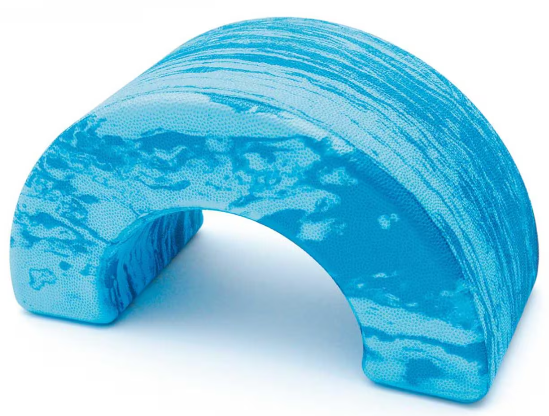 Sissel Pilates Roller, Head Align Dynamic, Blau-marmoriert (1 Stk)