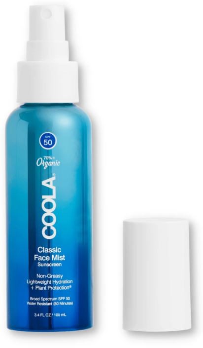 Coola Classic Face Organic Sunscreen Mist SPF50 (100ml)