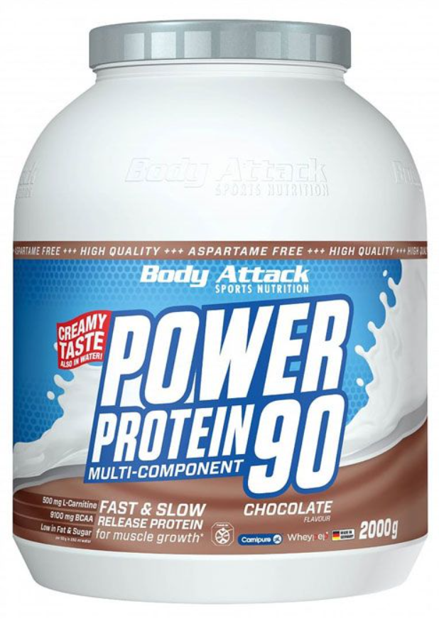 Body Attack New Power Protein 90 Chocolate (2000g)