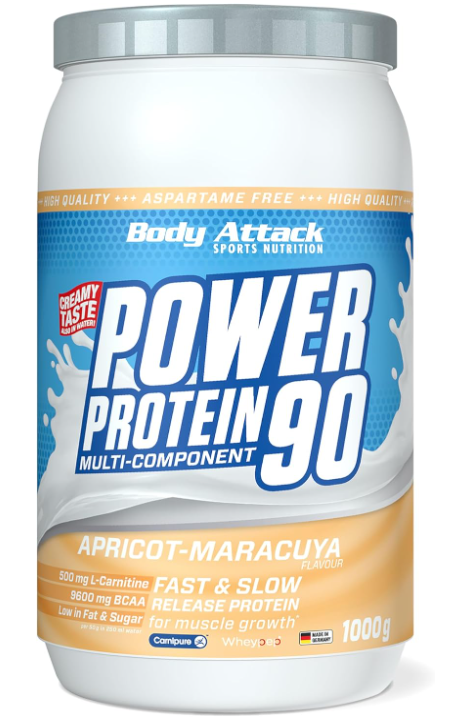 Body Attack Power Protein 90 Apricot-Maracuya (1000g)