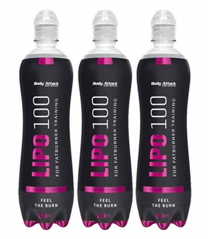 Body Attack Lipo 100 Drink Wildberry (18x500ml)