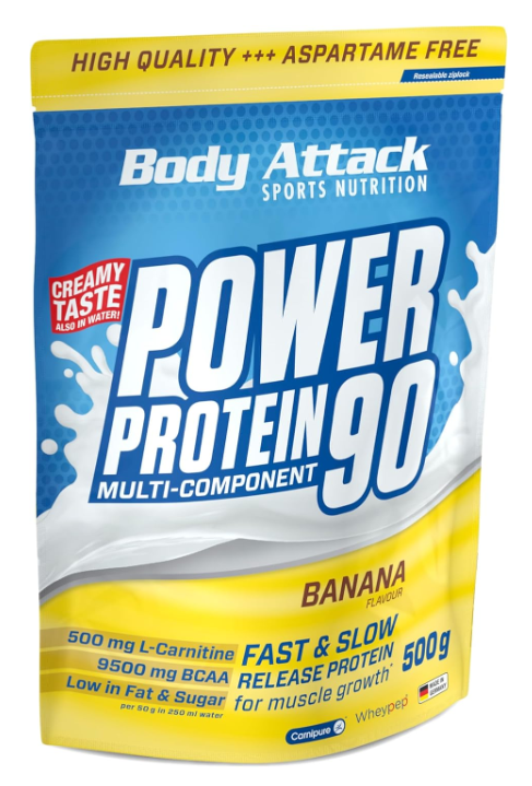 Body Attack Power Protein 90 Banana (500g)