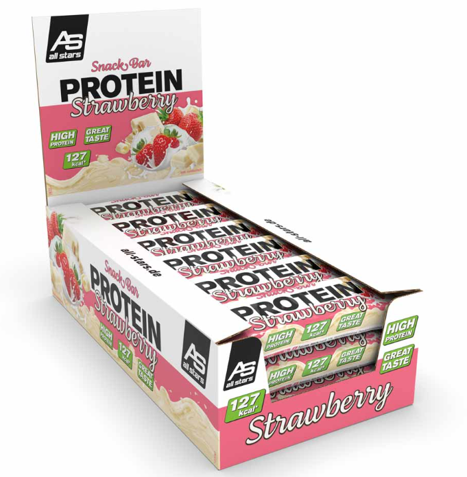 All Stars Protein Snack Bar Strawberry (18x35g)