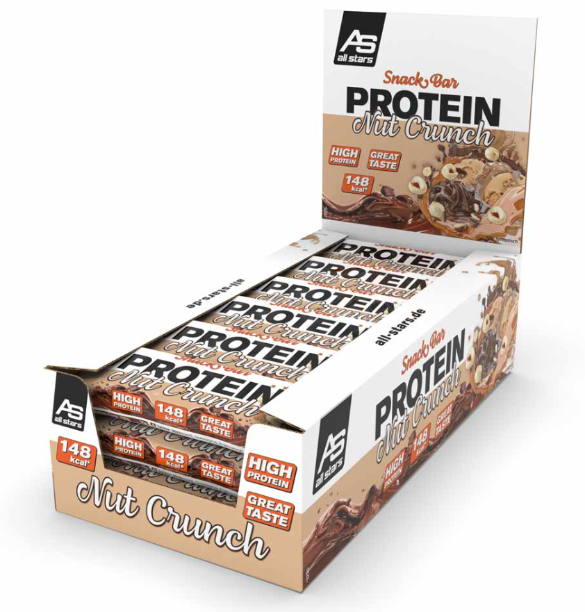 All Stars Protein Snack Bar Nut Crunch (18x35g)