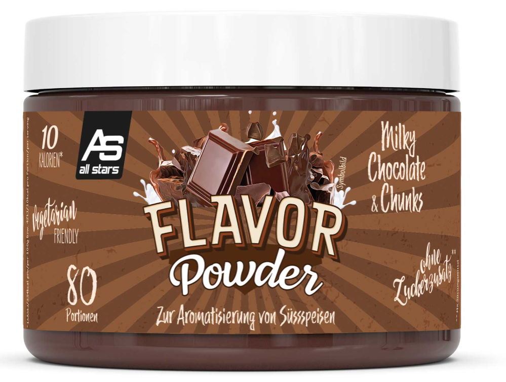 All Stars Flavor Powder Milky Chocolate & Chunks (240g)