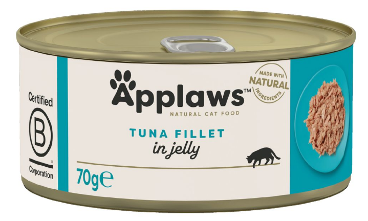 Applaws Jelly mit Thunfisch, Nassfutter für Katzen (70g)