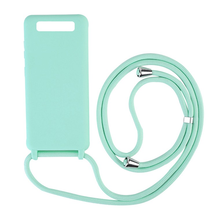 Samsung Galaxy S10 Necklace Gummi Hülle mit Handykette 150cm, türkis (1 Stk)