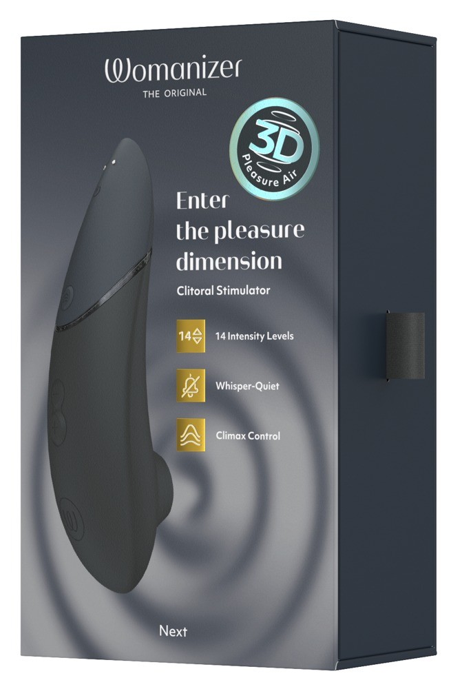 Womanizer NEXT Pleasure Air Auflegevibrator, schwarz (1 Stk)