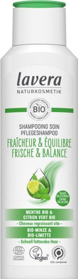 Lavera Shampoo Frische & Balance, für schnell fettendes Haar (250ml)