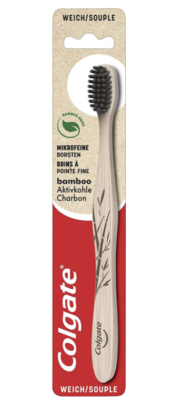 Colgate Bamboo Aktivkohle Zahnbürste (1 Stk)