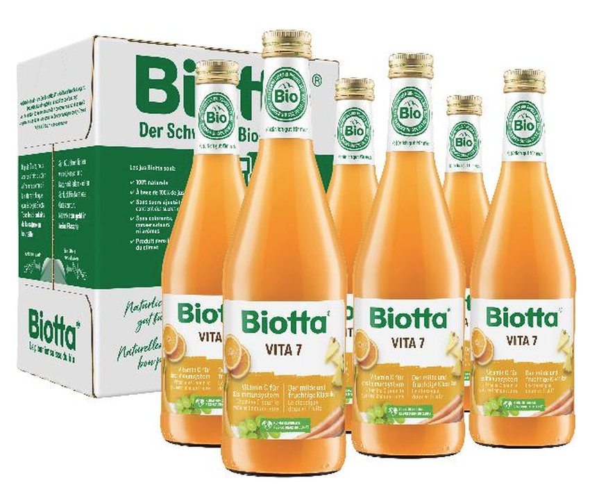 Biotta Vita 7 Bio-Multivitaminsaft (6x500ml)