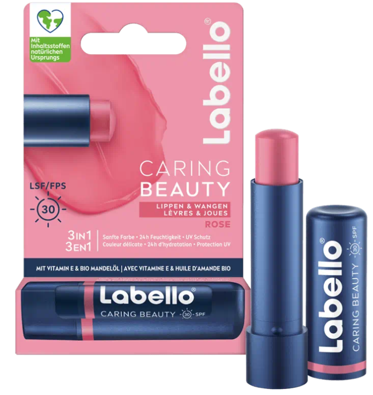 Labello Caring Beauty Rose (4.8g)