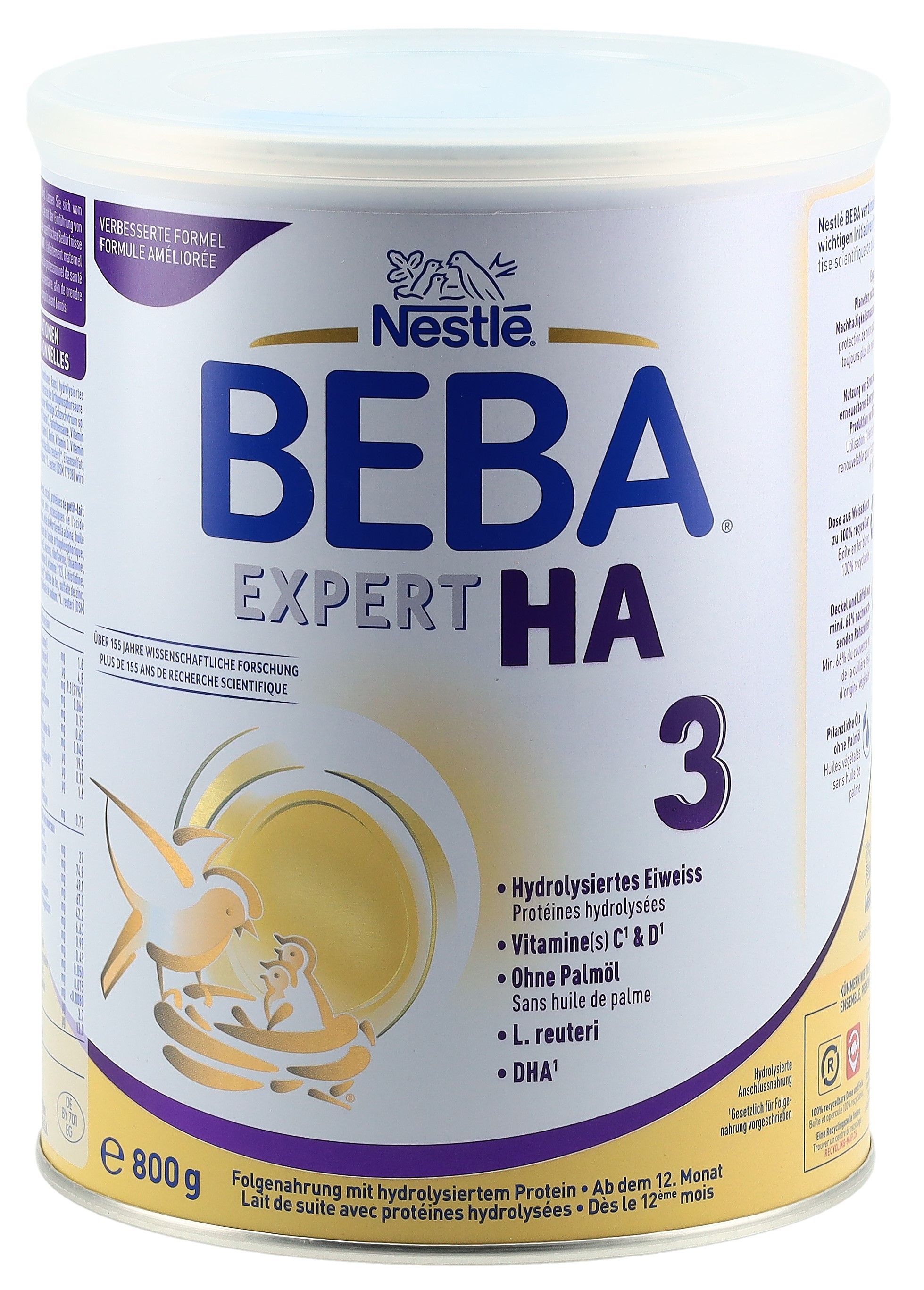Nestlé BEBA Expert HA 3 Folgemilch, ab dem 12. Monat (800g)