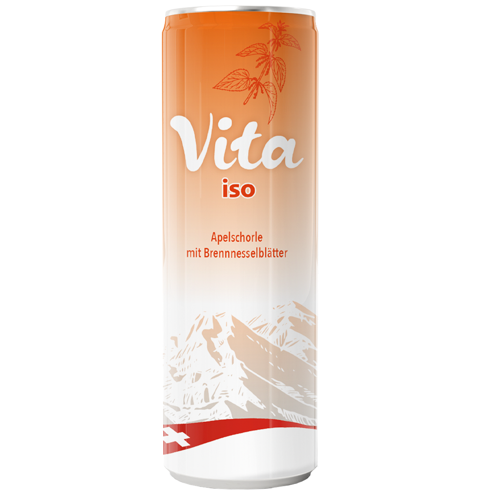 vita Iso, Apfelschorle mit Brennesselblätter (330ml)