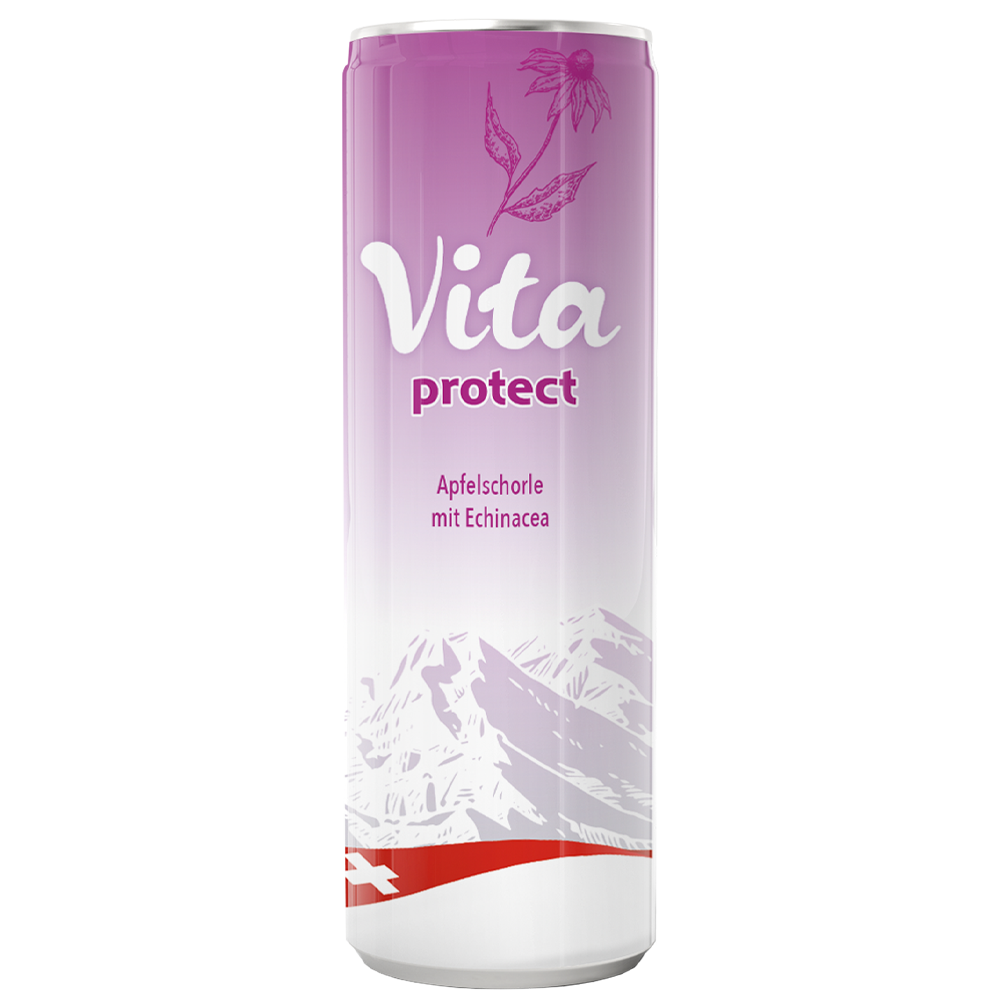 vita Protect, Apfel- und Birnenschorle mit Echinacea (330ml)