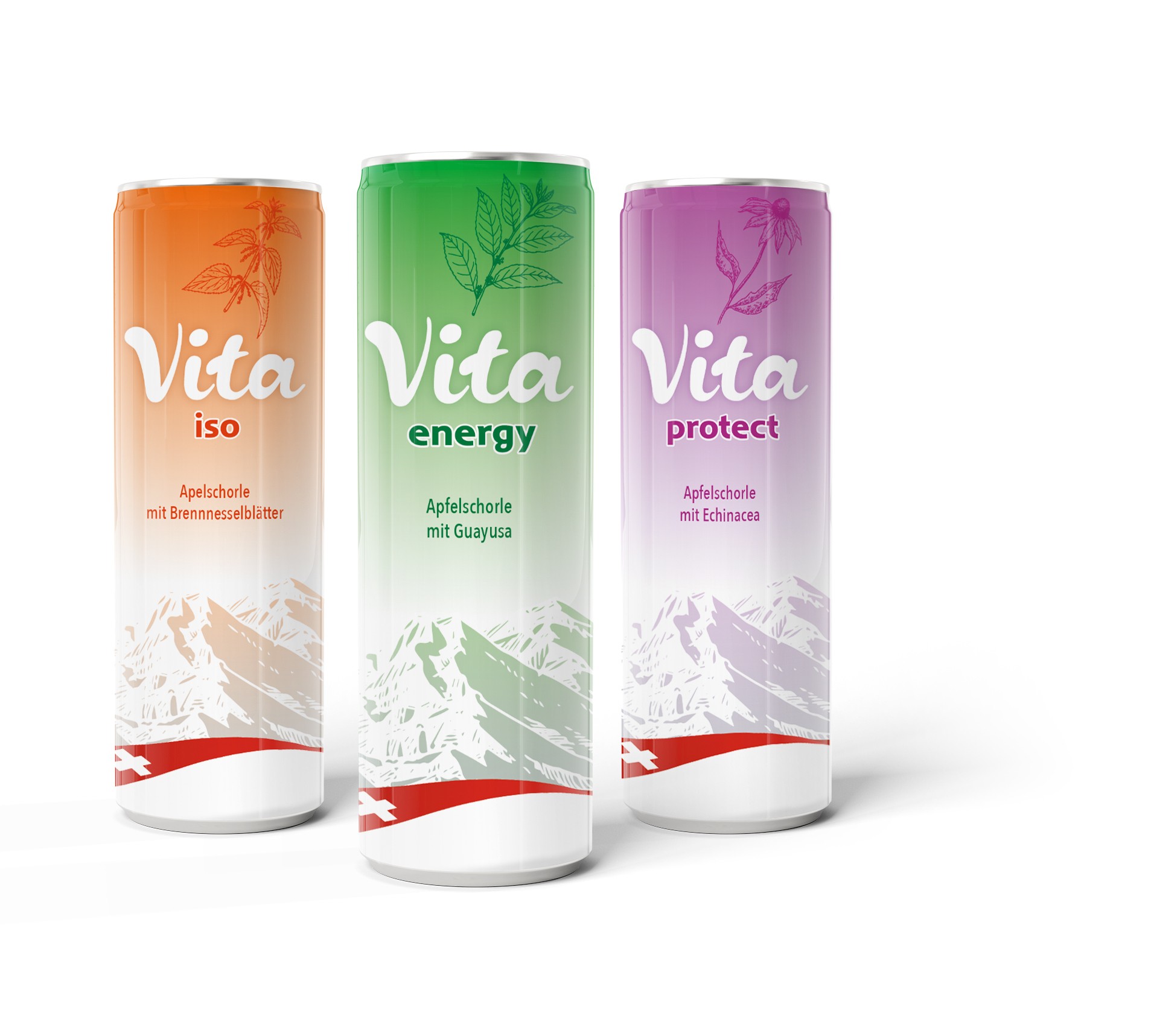 vita Erfrischungsgetränke, Probier-Set (3x330ml)