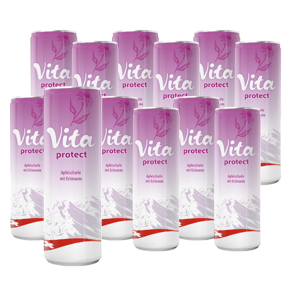 vita Protect, Apfel- und Birnenschorle mit Echinacea (12x330ml)