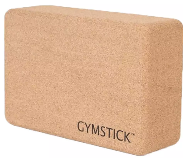 Gymstick Active Yoga Kork Block, 22.5x15x7.5cm (1 Stk)