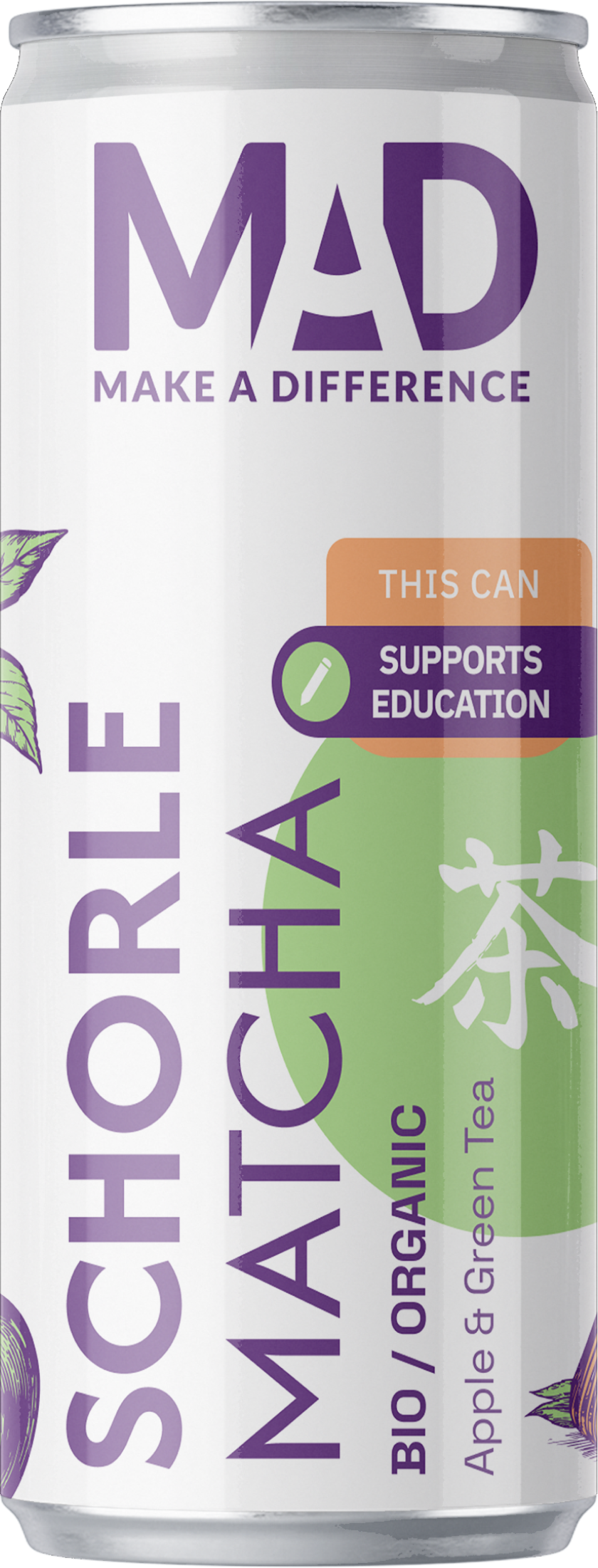 MAD Schorle Matcha Bio Apple & Green Tea (330ml)