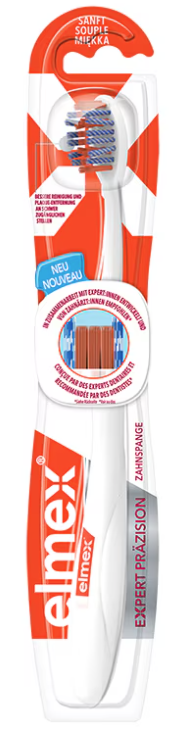 Elmex Expert Präzision für Zahnspange Zahnbürste (1 Stk)