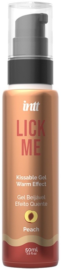 intt Lick me, Peach, essbares Gleitgel (50ml)