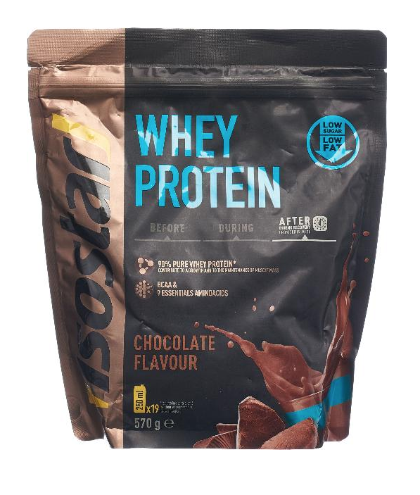 ISOSTAR Whey Protein Pulver Schokolade Beutel (570g)