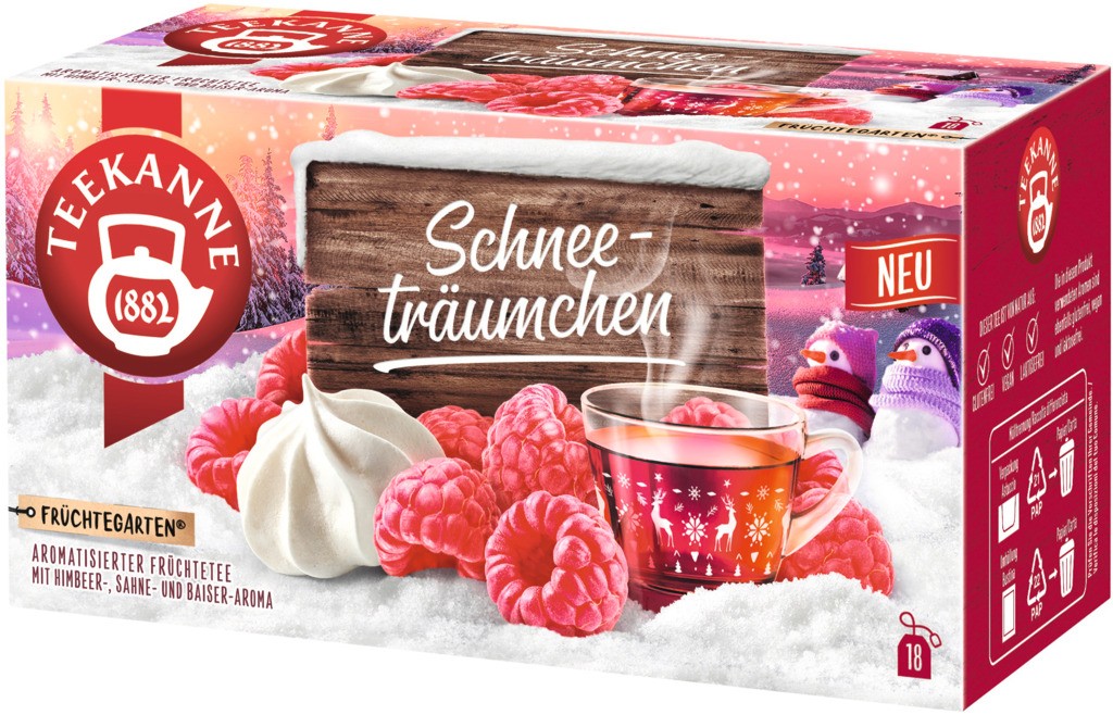TEEKANNE Schneeträumchen Tee (18 Beutel)