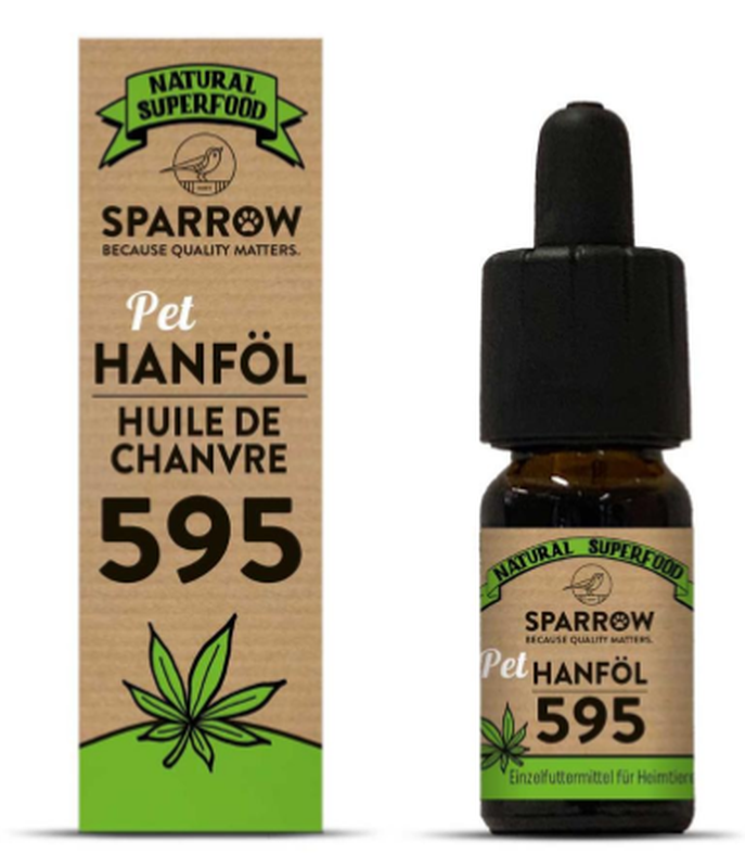 SPARROW Hanföl 595 für Haustiere mit CBD (10ml)