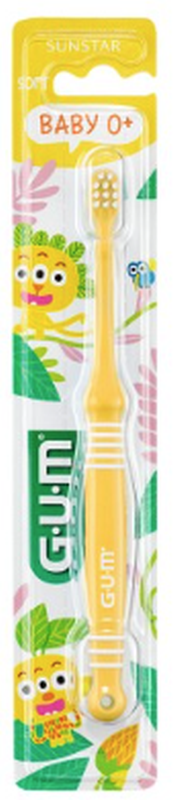 SUNSTAR Gum Baby Zahnbürste, 0-2 Jahre, gelb (1 Stk)