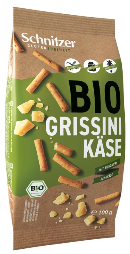 Schnitzer Bio Grissini Käse glutenfrei (100g)