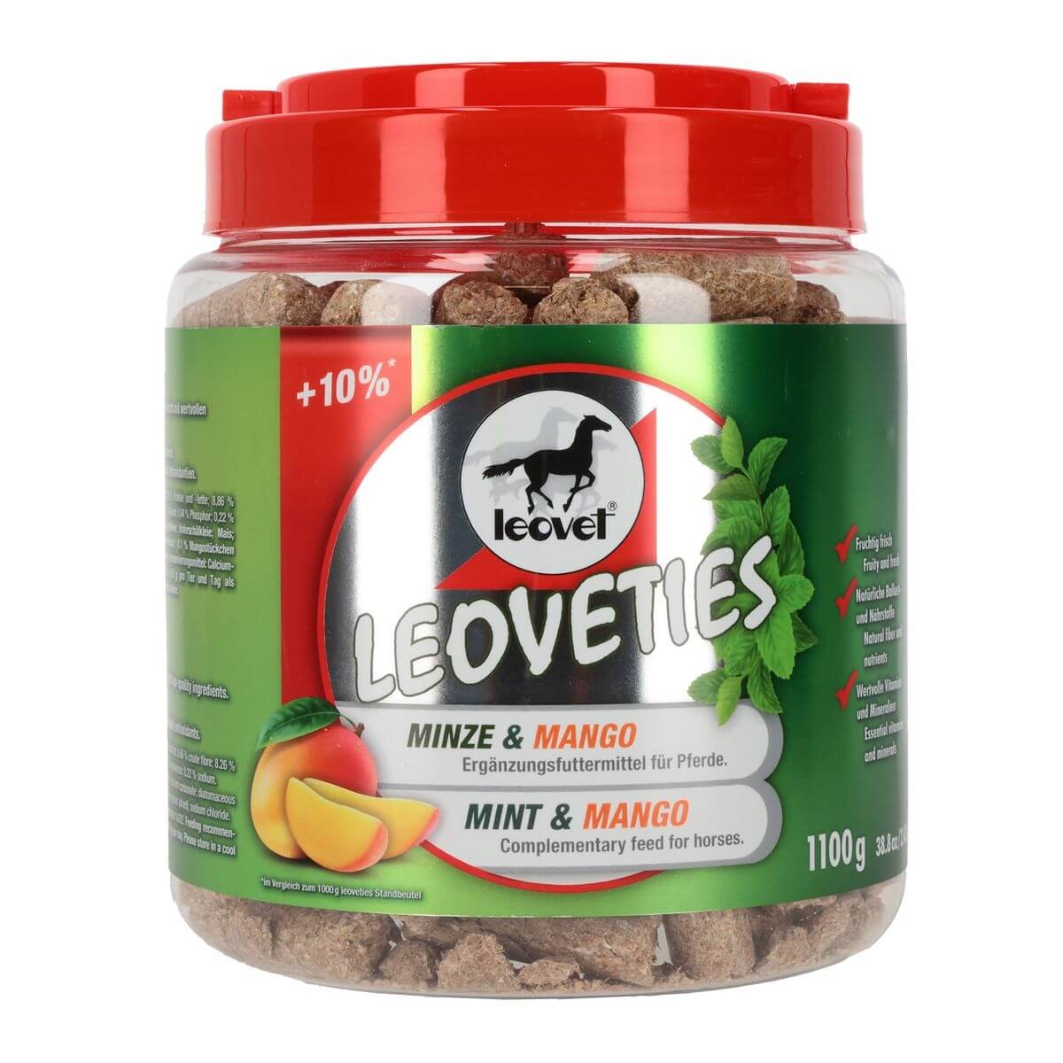 Leovet Leoveties Minze und Mango, Snack für Pferde (1.1kg)