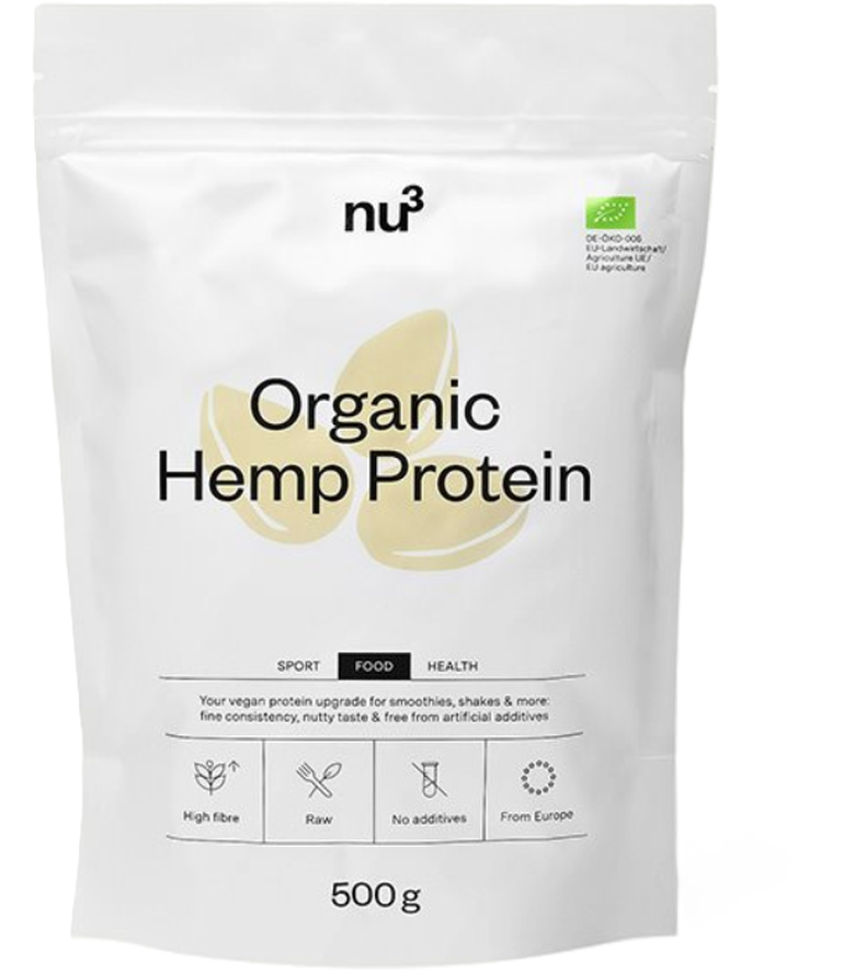 nu3 Bio Hanfproteinpulver (500g)