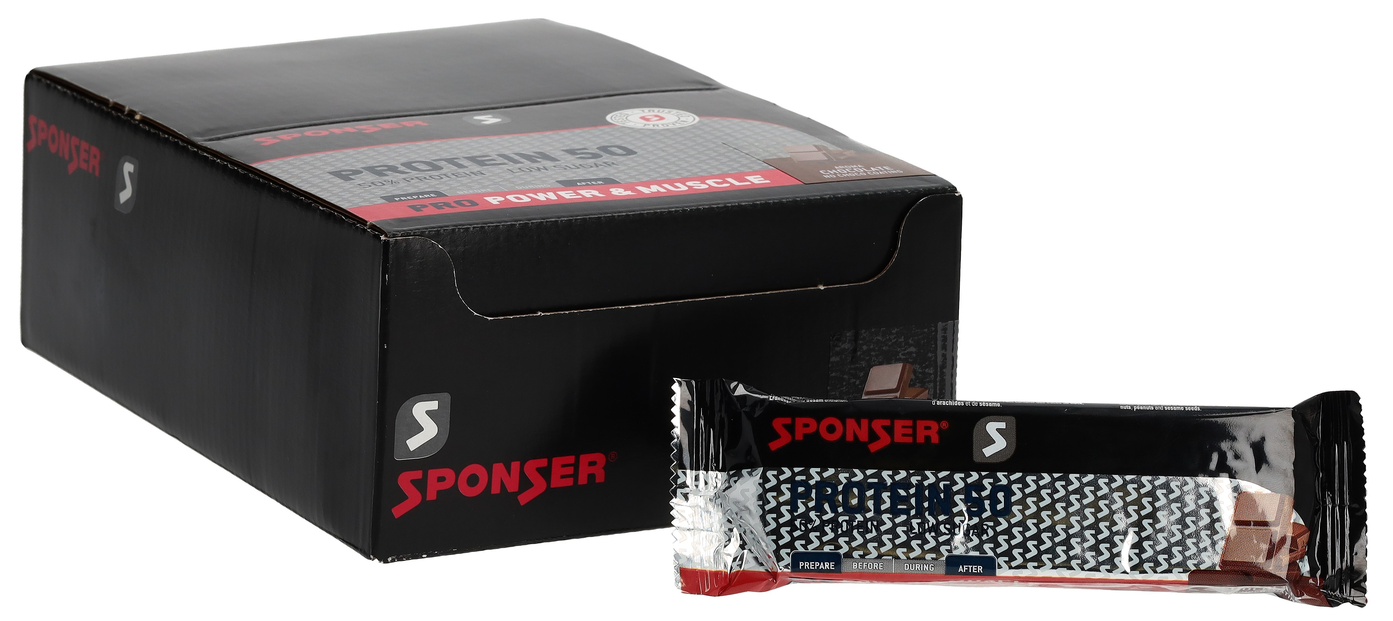 Sponser Proteinriegel 50 Chocolate (25x50g)
