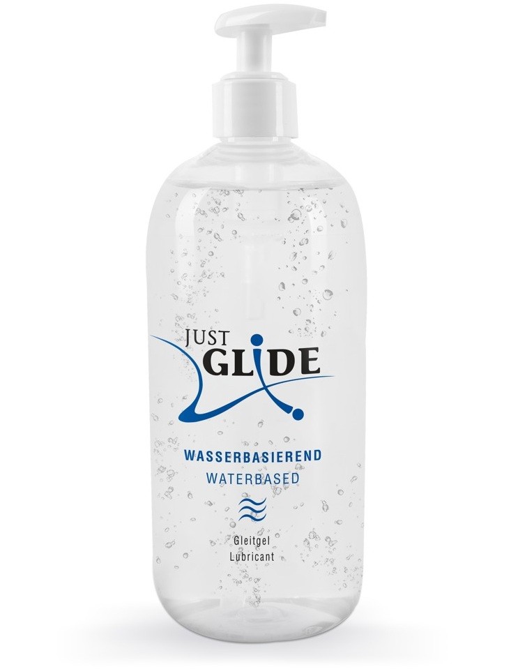 Just Glide Wasserbasierendes Gleitgel (500ml)