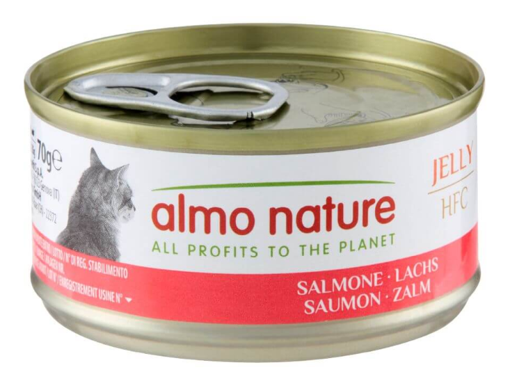 Almo Nature HFC Jelly Lachs, Nassfutter für Katzen (70g)