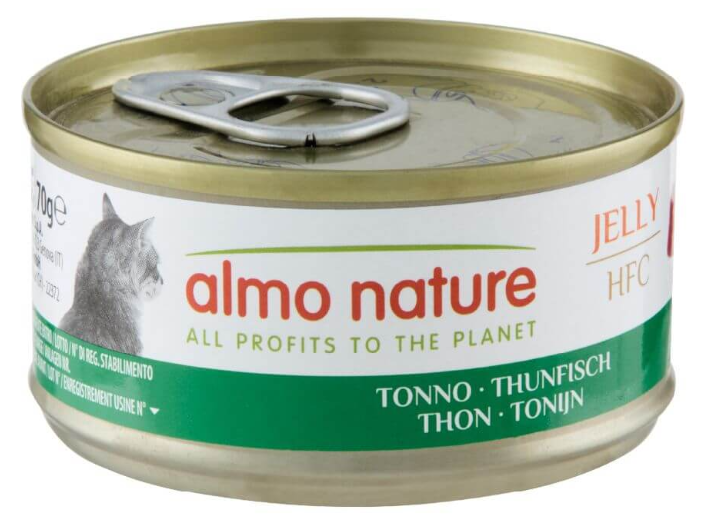 Almo Nature HFC Jelly Thunfisch, Nassfutter für Katzen (70g)